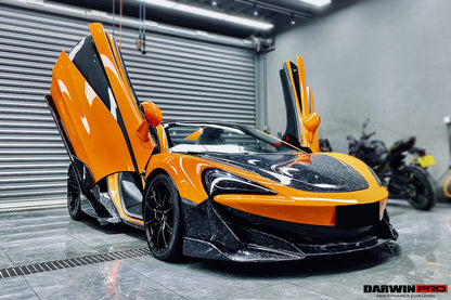 Divisor lateral de parachoques delantero de fibra de carbono DarwinPRO | McLaren 600LT 2018-2021