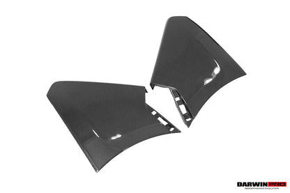 Divisor lateral de parachoques delantero de fibra de carbono DarwinPRO | McLaren 600LT 2018-2021