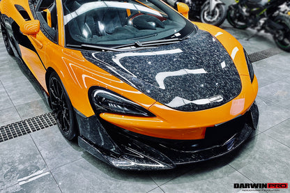 Divisor lateral de parachoques delantero de fibra de carbono DarwinPRO | McLaren 600LT 2018-2021