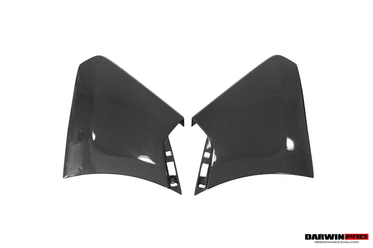 Divisor lateral de parachoques delantero de fibra de carbono DarwinPRO | McLaren 600LT 2018-2021