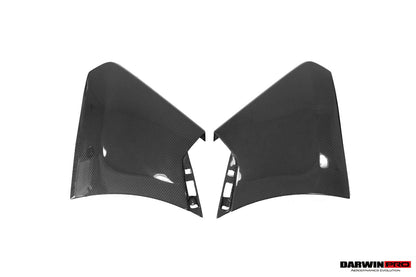 Divisor lateral de parachoques delantero de fibra de carbono DarwinPRO | McLaren 600LT 2018-2021