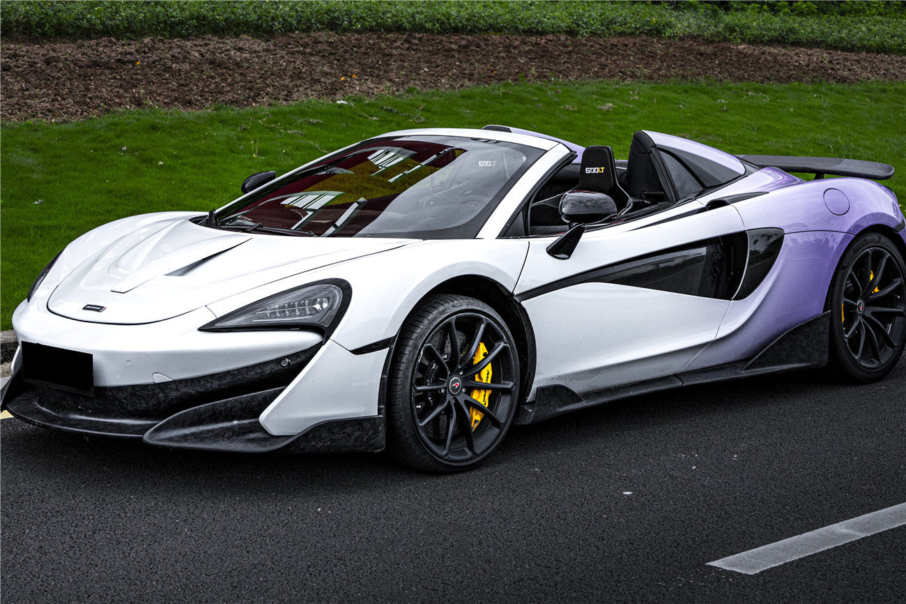 Divisor lateral de parachoques delantero de fibra de carbono DarwinPRO | McLaren 600LT 2018-2021