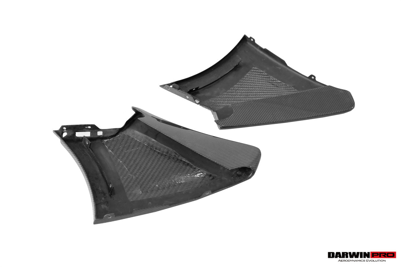 Divisor lateral de parachoques delantero de fibra de carbono DarwinPRO | McLaren 600LT 2018-2021