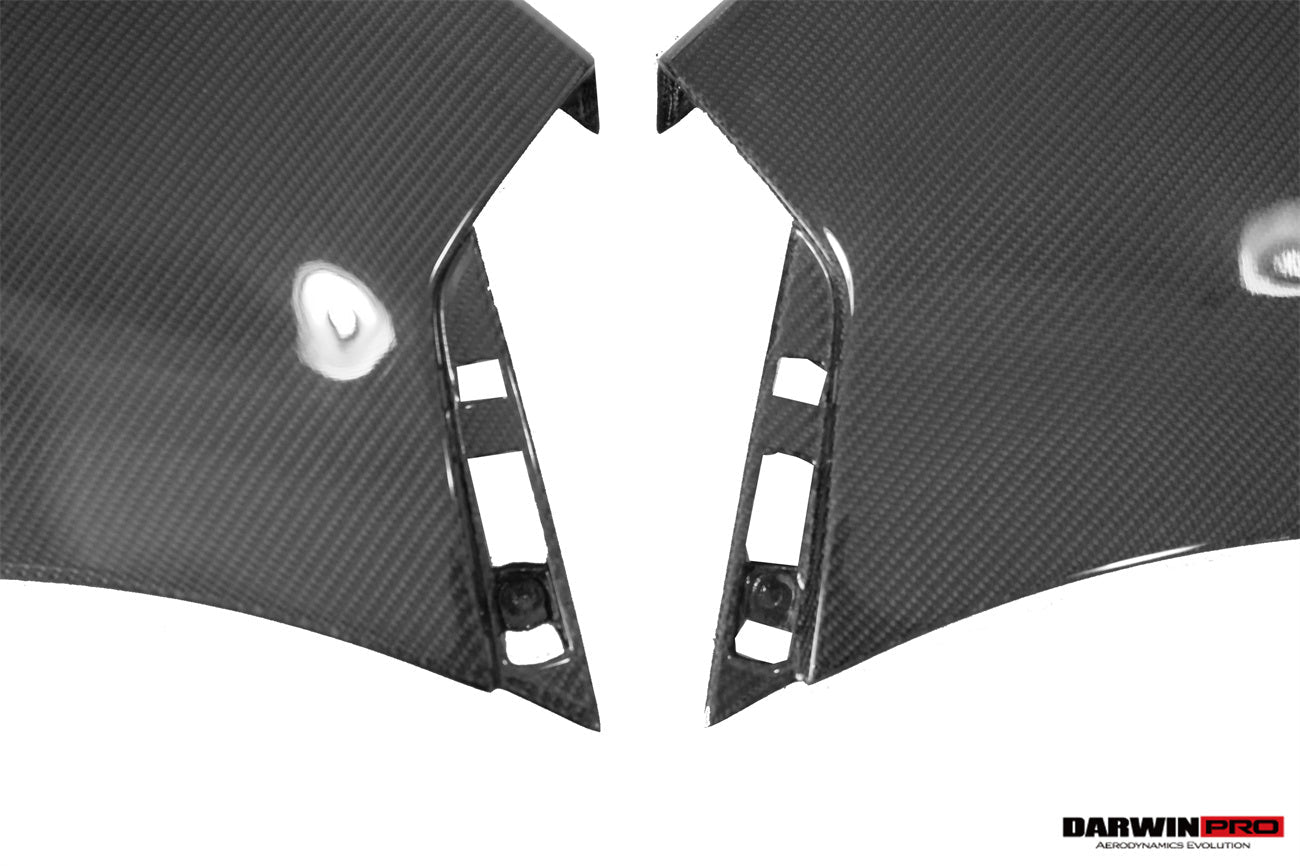 Divisor lateral de parachoques delantero de fibra de carbono DarwinPRO | McLaren 600LT 2018-2021