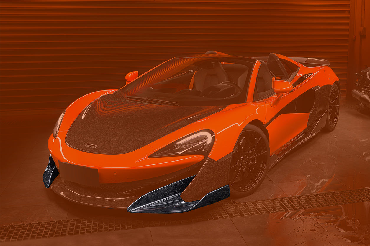 DarwinPRO 2018-2021 McLaren 600lt Carbon Fiber Front Lip Side Splitter