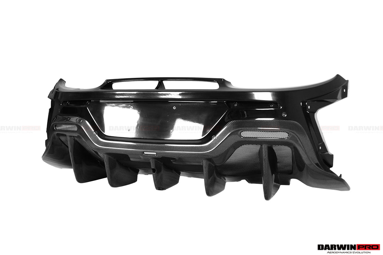Parachoques trasero de fibra de carbono DarwinPRO 2018-2021 McLaren 600lt