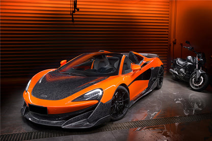 Borde de parachoques delantero de fibra de carbono DarwinPRO 2018-2021 McLaren 600lt