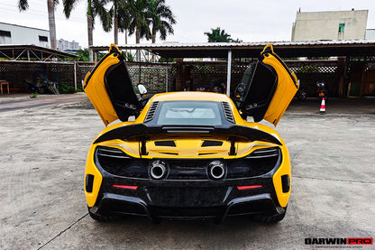 Kit de carrocería trasera de fibra de carbono seco DarwinPRO 2011-2017 para McLaren 650S, 625C, MP4, 12C y 675LT