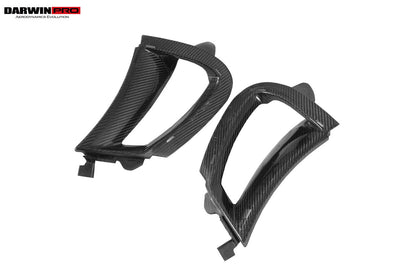 DarwinPRO Carbon Fiber Front Bumper Side Air Vents Replacement | 2017-2023 McLaren 720s