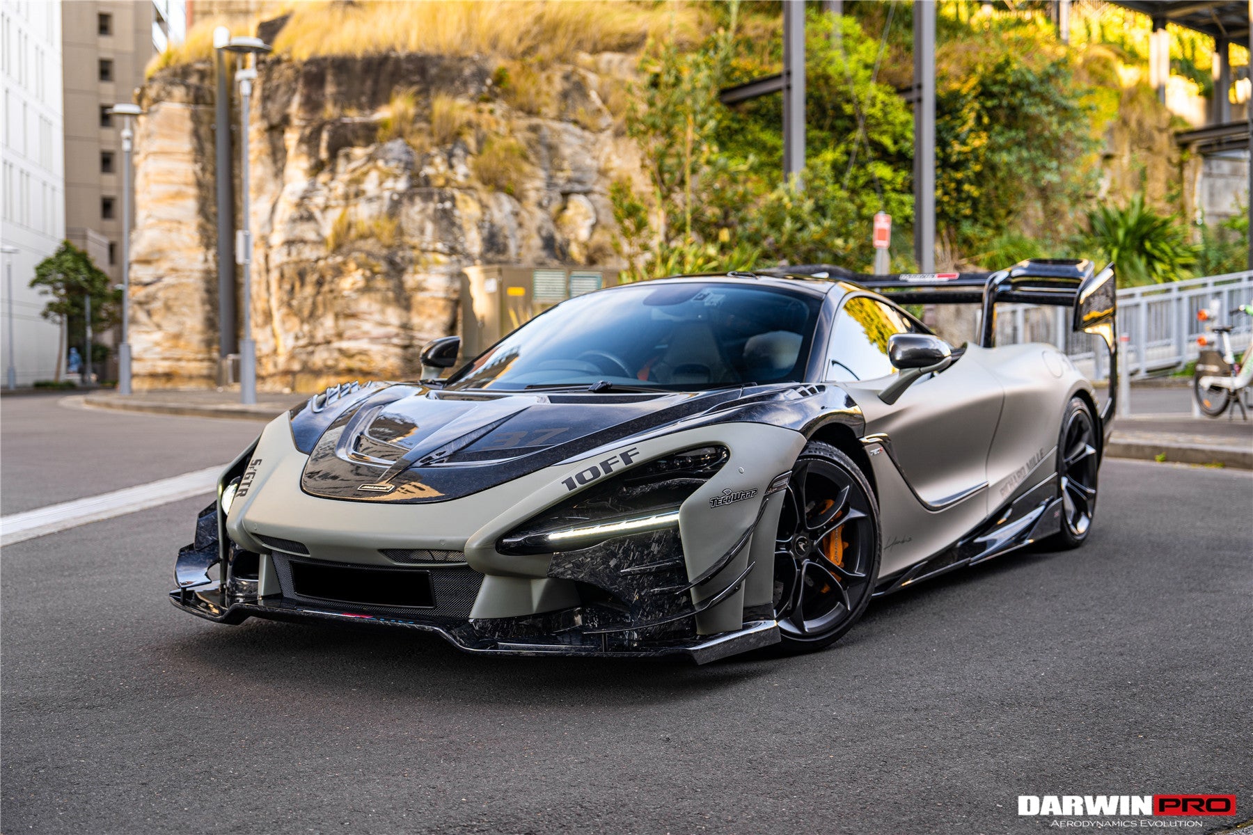 DarwinPRO Se²NWB Style Carbon Fiber Side Skirts | 2017-2023 McLaren 720s