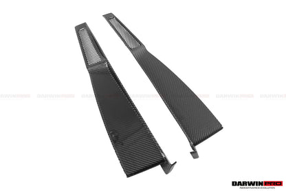 DarwinPRO Carbon Fiber Engine Hood Side Air Intake Vents | 2017-2023 McLaren 720S Coupe