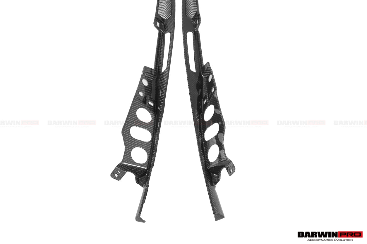 DarwinPRO Carbon Fiber Engine Hood Side Air Intake Vents | 2017-2023 McLaren 720S Coupe