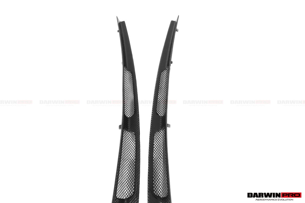 DarwinPRO Carbon Fiber Engine Hood Side Air Intake Vents | 2017-2023 McLaren 720S Coupe