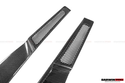 DarwinPRO Carbon Fiber Engine Hood Side Air Intake Vents | 2017-2023 McLaren 720S Coupe