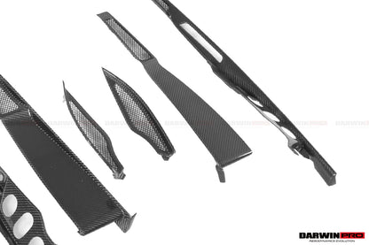 DarwinPRO Carbon Fiber Engine Hood Side Air Intake Vents | 2017-2023 McLaren 720S Coupe