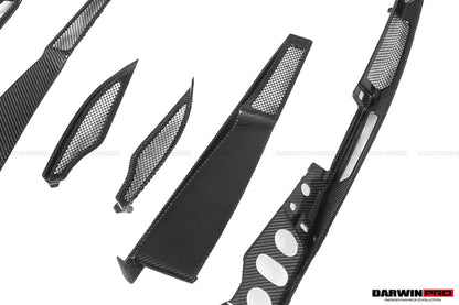 DarwinPRO Carbon Fiber Engine Hood Side Air Intake Vents | 2017-2023 McLaren 720S Coupe