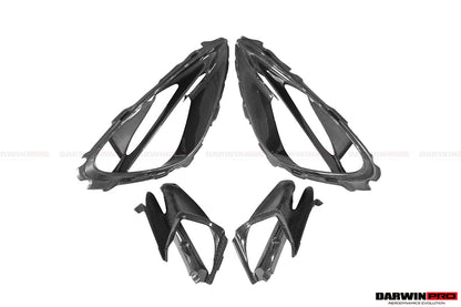 DarwinPRO Dry Carbon Fiber Headlight Inserts Tim Replacement | 2017-2023 McLaren 720s