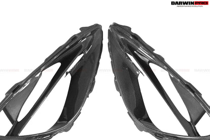 DarwinPRO Dry Carbon Fiber Headlight Inserts Tim Replacement | 2017-2023 McLaren 720s