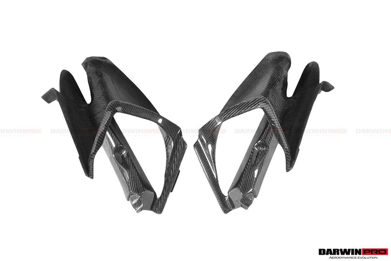 DarwinPRO Dry Carbon Fiber Headlight Inserts Tim Replacement | 2017-2023 McLaren 720s