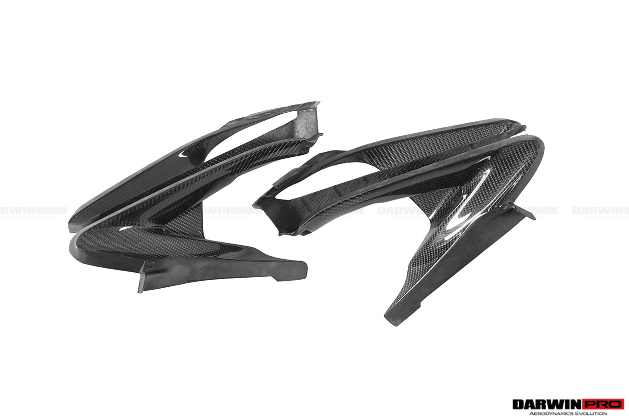 DarwinPRO Dry Carbon Fiber Headlight Inserts Tim Replacement | 2017-2023 McLaren 720s