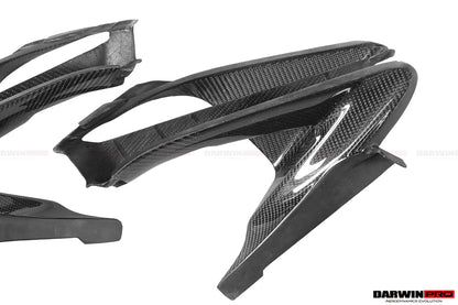 DarwinPRO Dry Carbon Fiber Headlight Inserts Tim Replacement | 2017-2023 McLaren 720s