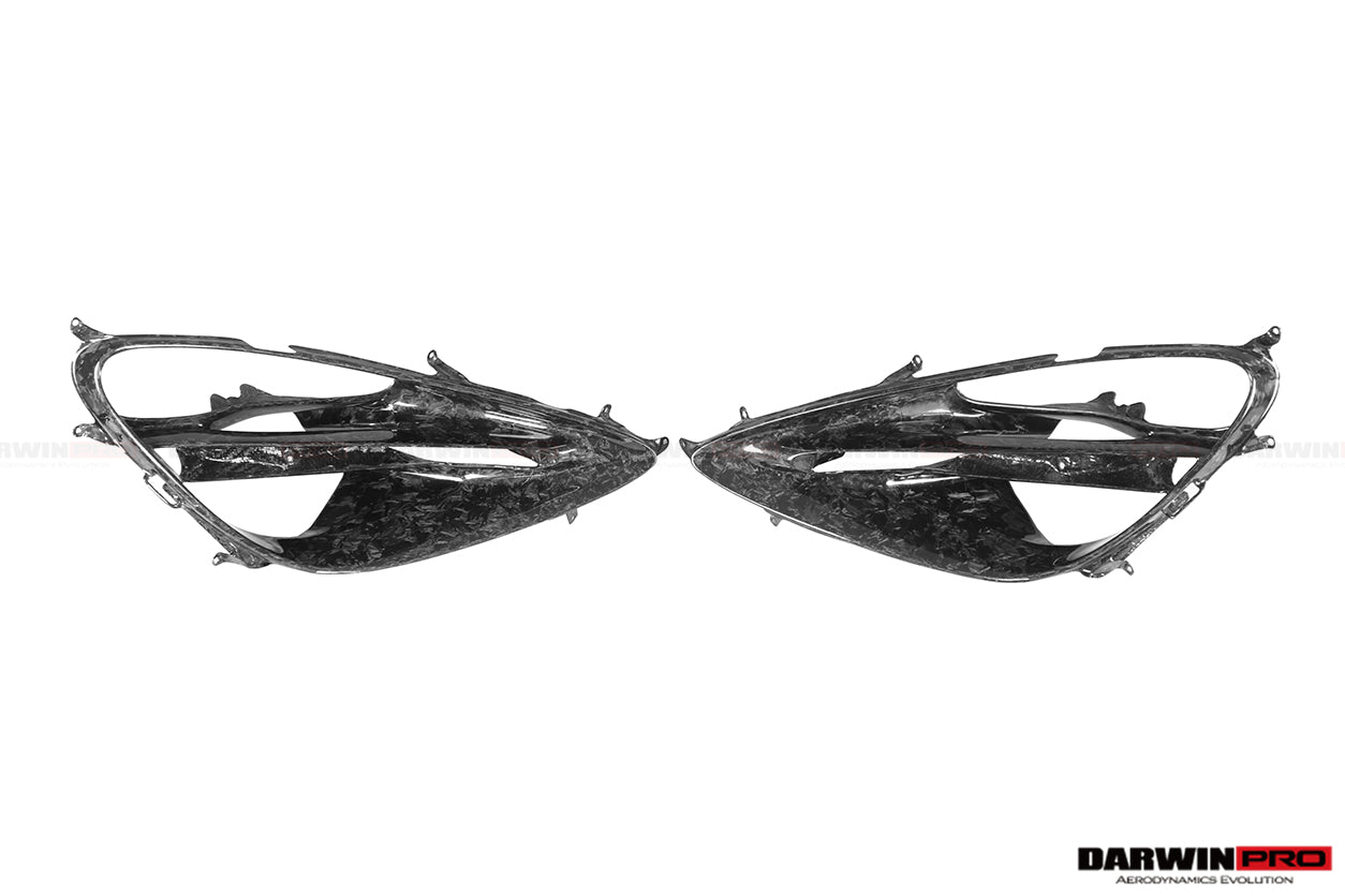 DarwinPRO Dry Carbon Fiber Headlight Inserts Tim Replacement | 2017-2023 McLaren 720s