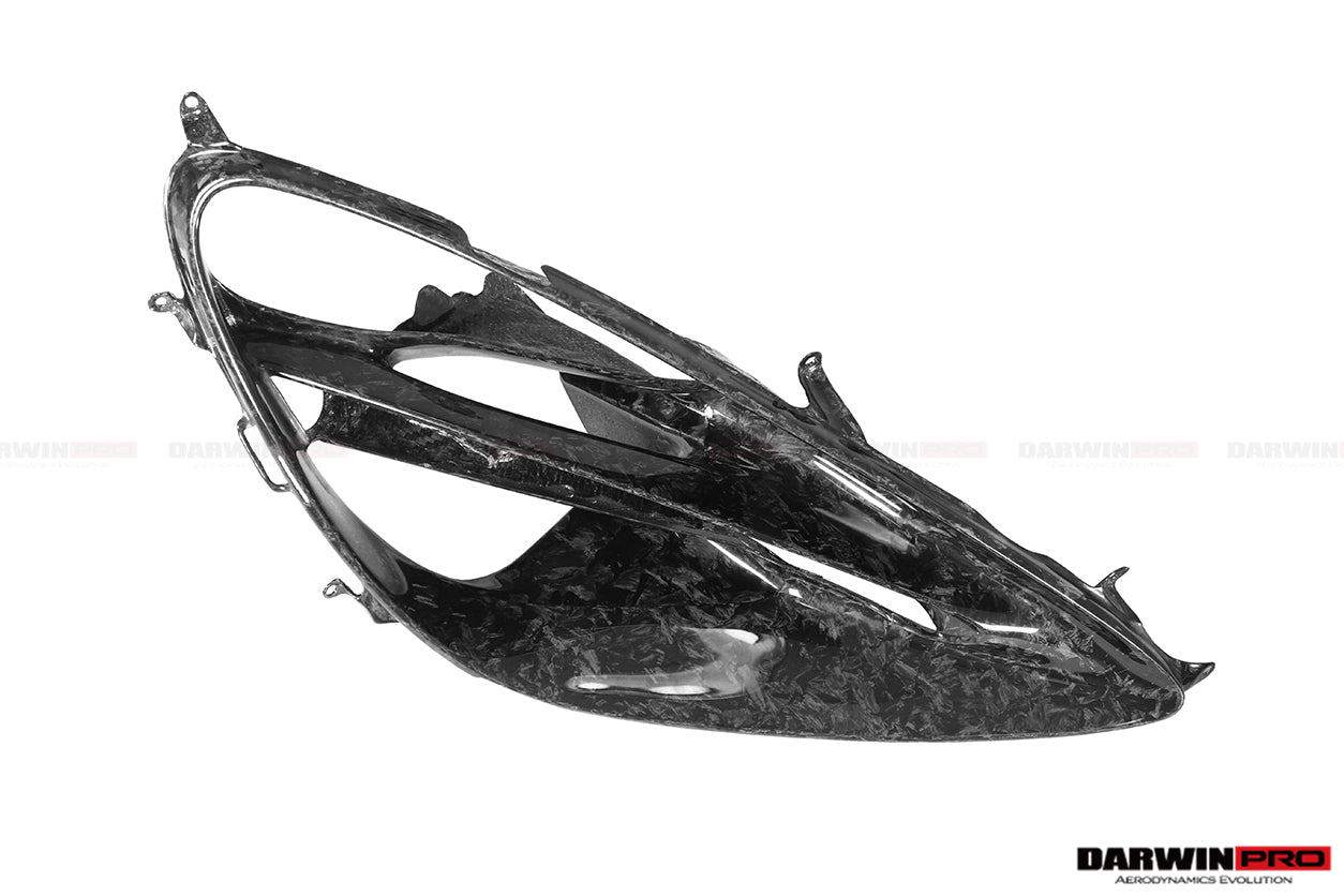 DarwinPRO Dry Carbon Fiber Headlight Inserts Tim Replacement | 2017-2023 McLaren 720s