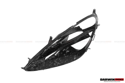 DarwinPRO Dry Carbon Fiber Headlight Inserts Tim Replacement | 2017-2023 McLaren 720s