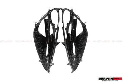 DarwinPRO Dry Carbon Fiber Headlight Inserts Tim Replacement | 2017-2023 McLaren 720s