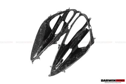 DarwinPRO Dry Carbon Fiber Headlight Inserts Tim Replacement | 2017-2023 McLaren 720s