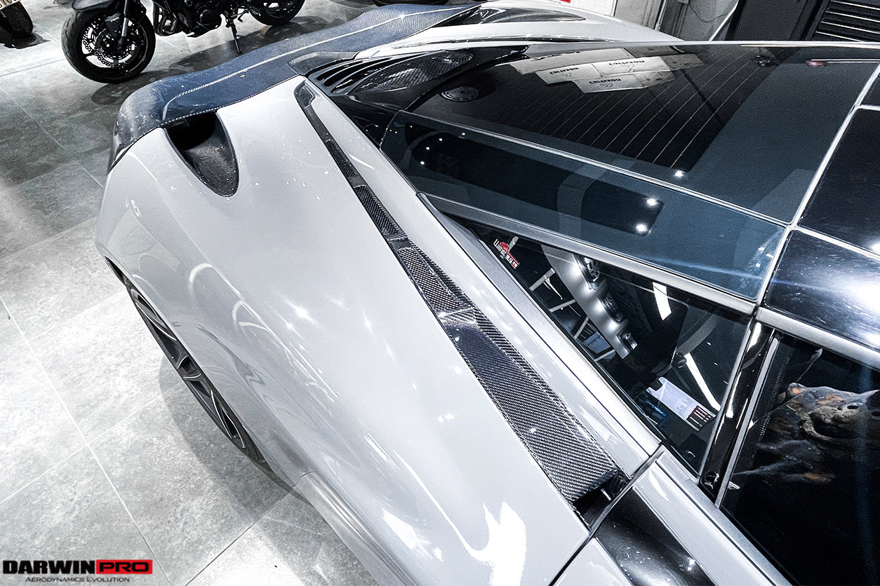DarwinPRO Carbon Fiber Engine Hood Side Air Intake Vents | 2017-2023 McLaren 720S Coupe
