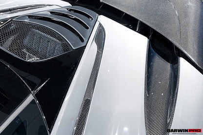 DarwinPRO Carbon Fiber Engine Hood Side Air Intake Vents | 2017-2023 McLaren 720S Coupe