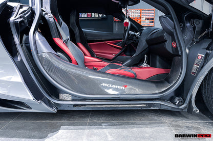 DarwinPRO 2017-2023 McLaren 720s,750s, 765LT Dry Carbon Fiber Door Sills