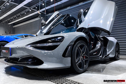 DarwinPRO Carbon Fiber Front Bumper Side Air Vents Replacement | 2017-2023 McLaren 720s