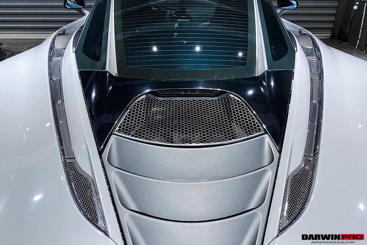 DarwinPRO Carbon Fiber Engine Hood Side Air Intake Vents | 2017-2023 McLaren 720S Coupe