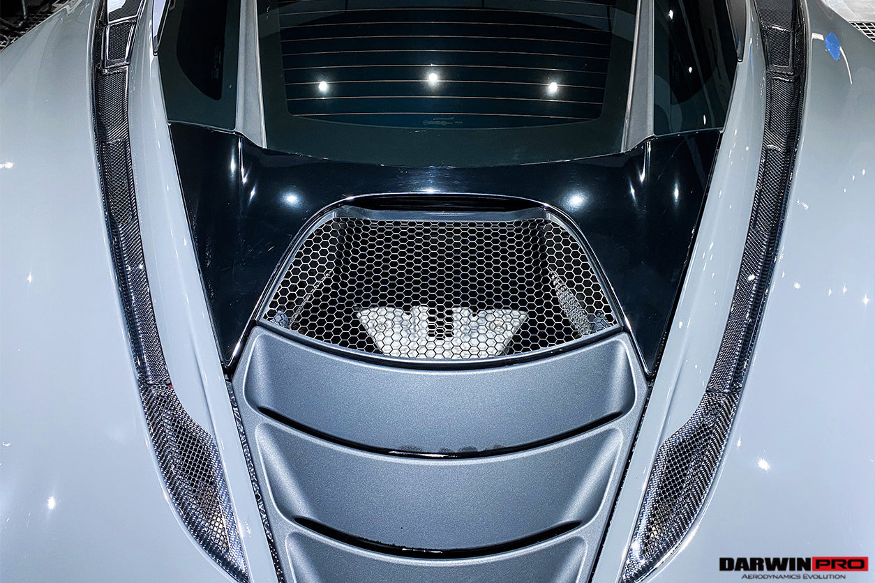 DarwinPRO Carbon Fiber Engine Hood Side Air Intake Vents | 2017-2023 McLaren 720S Coupe
