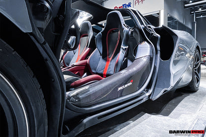 DarwinPRO 2017-2023 McLaren 720s,750s, 765LT Dry Carbon Fiber Door Sills