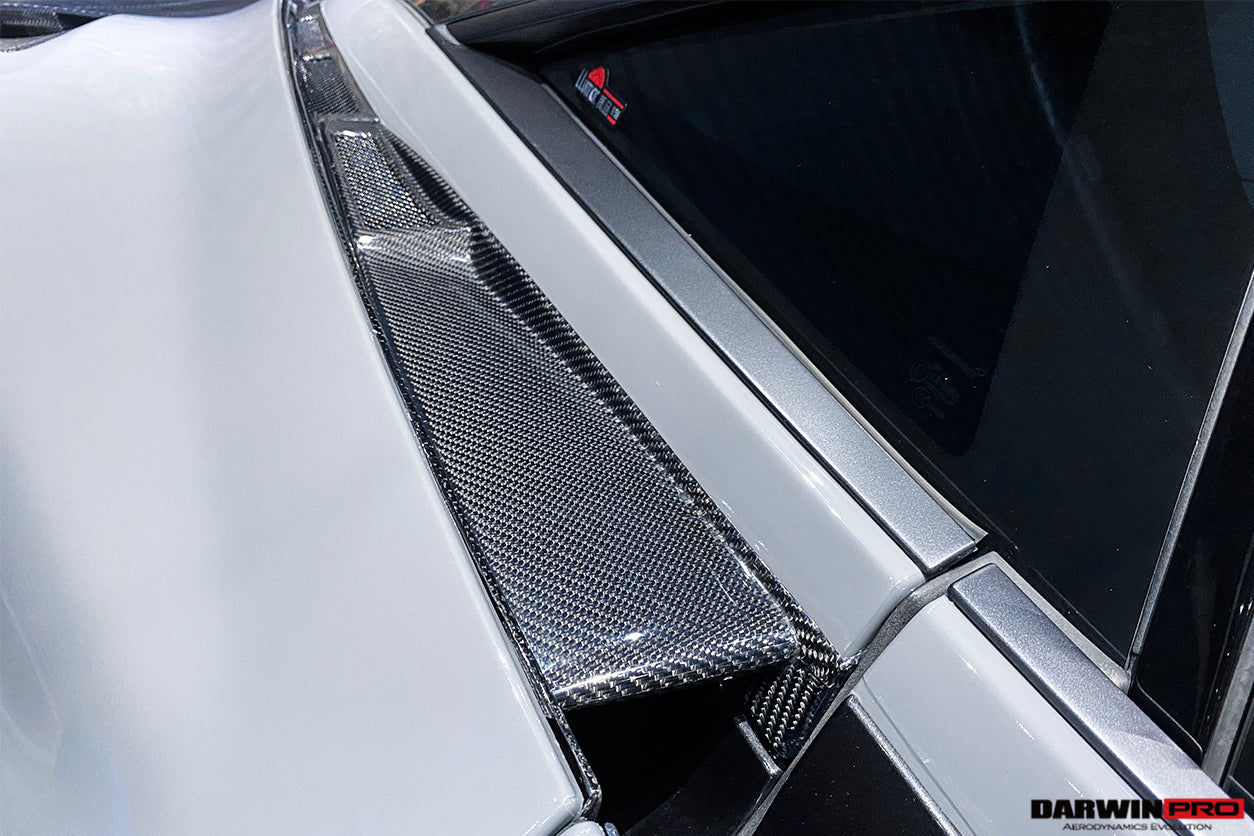 DarwinPRO Carbon Fiber Engine Hood Side Air Intake Vents | 2017-2023 McLaren 720S Coupe