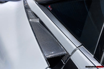 DarwinPRO Carbon Fiber Engine Hood Side Air Intake Vents | 2017-2023 McLaren 720S Coupe