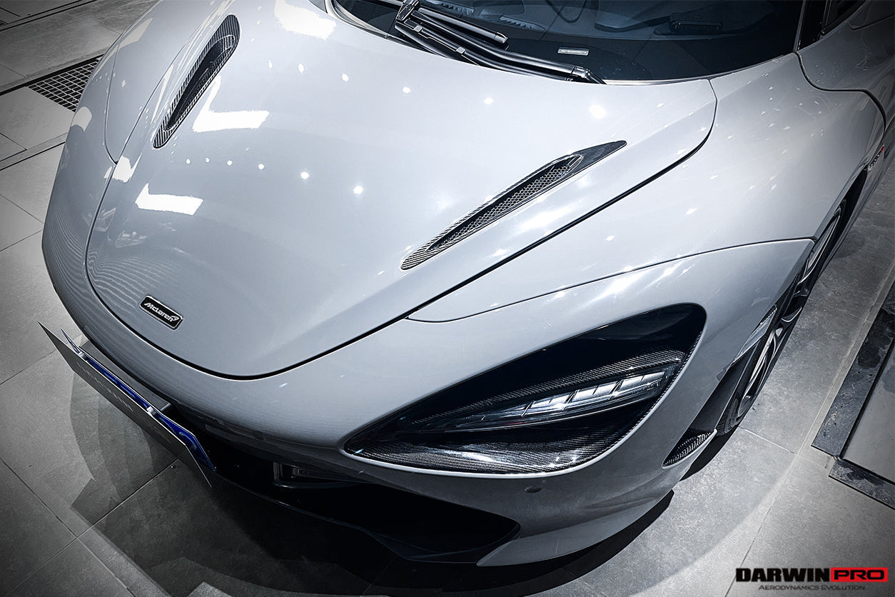 DarwinPRO 2017-2021 McLaren 720s OEM Style Carbon Fiber Hood Scoop