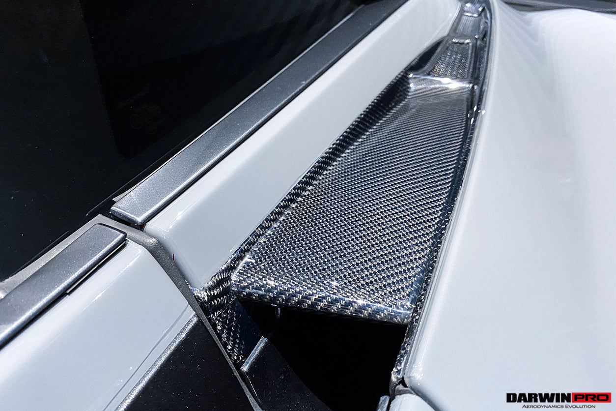 DarwinPRO Carbon Fiber Engine Hood Side Air Intake Vents | 2017-2023 McLaren 720S Coupe