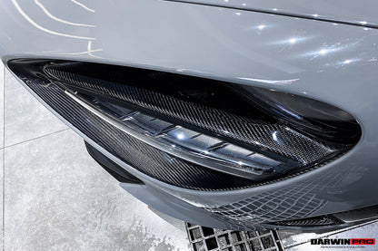 DarwinPRO Dry Carbon Fiber Headlight Inserts Tim Replacement | 2017-2023 McLaren 720s