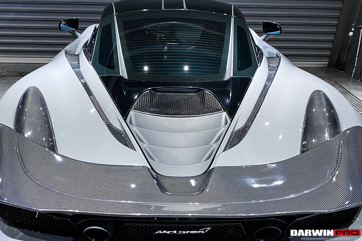 DarwinPRO Carbon Fiber Engine Hood Side Air Intake Vents | 2017-2023 McLaren 720S Coupe