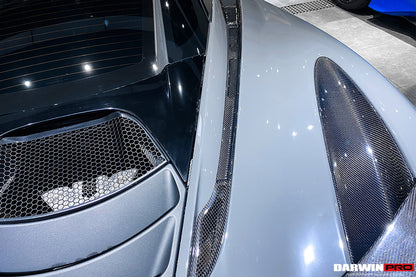 DarwinPRO Carbon Fiber Engine Hood Side Air Intake Vents | 2017-2023 McLaren 720S Coupe