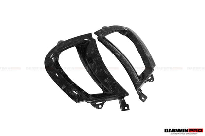 DarwinPRO Carbon Fiber Front Bumper Side Air Vents Replacement | 2017-2023 McLaren 720s