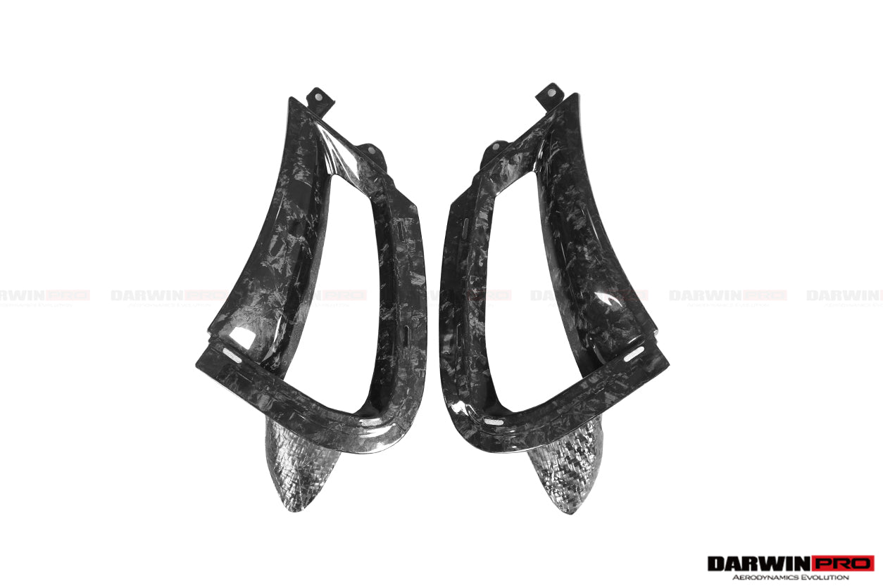 DarwinPRO Carbon Fiber Front Bumper Side Air Vents Replacement | 2017-2023 McLaren 720s