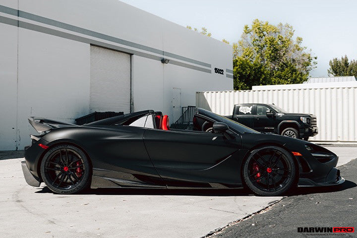 DarwinPRO Se²NWB Style Carbon Fiber Side Skirts | 2017-2023 McLaren 720s