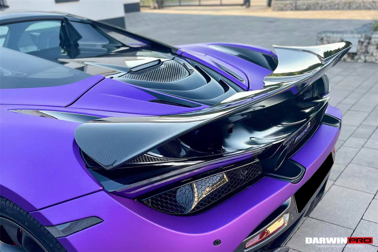 DarwinPRO 2017-2022 McLaren 720s Spyder Dry Carbon Fiber Engine Cover Replacement