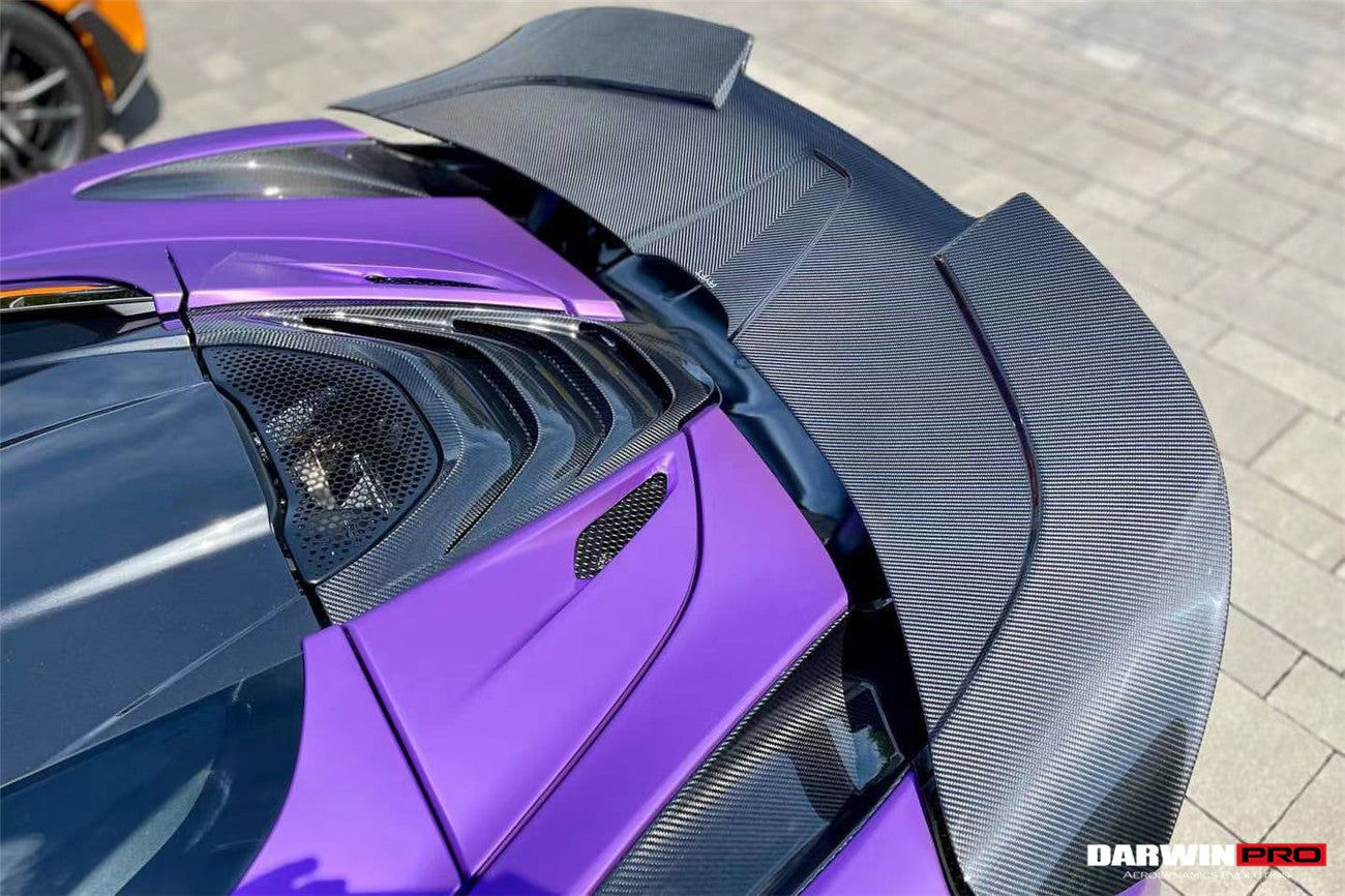DarwinPRO 2017-2022 McLaren 720s Spyder Dry Carbon Fiber Engine Cover Replacement