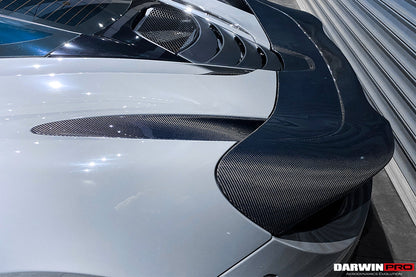 DarwinPRO 2017-2023 McLaren 720s Dry Carbon Fiber Rear Trunk Air Intake Vents Replacement